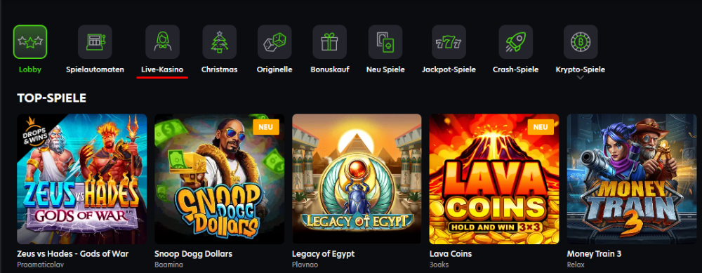 Neospin Live-Casino