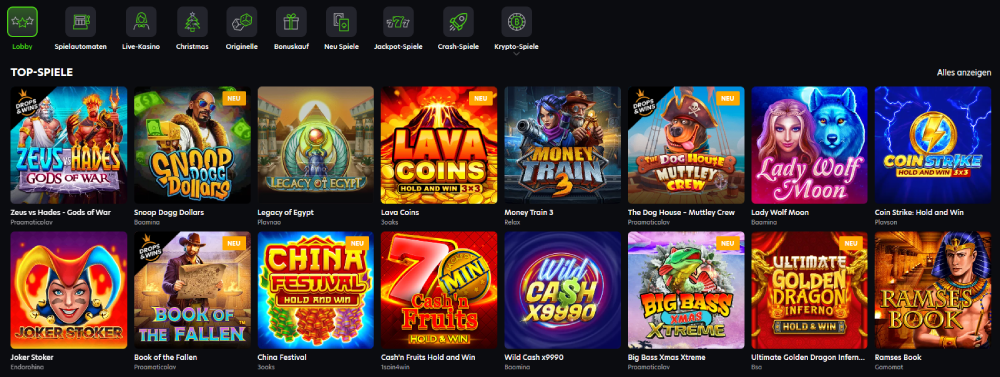 Neospin slot