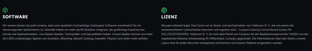 Neospin slot